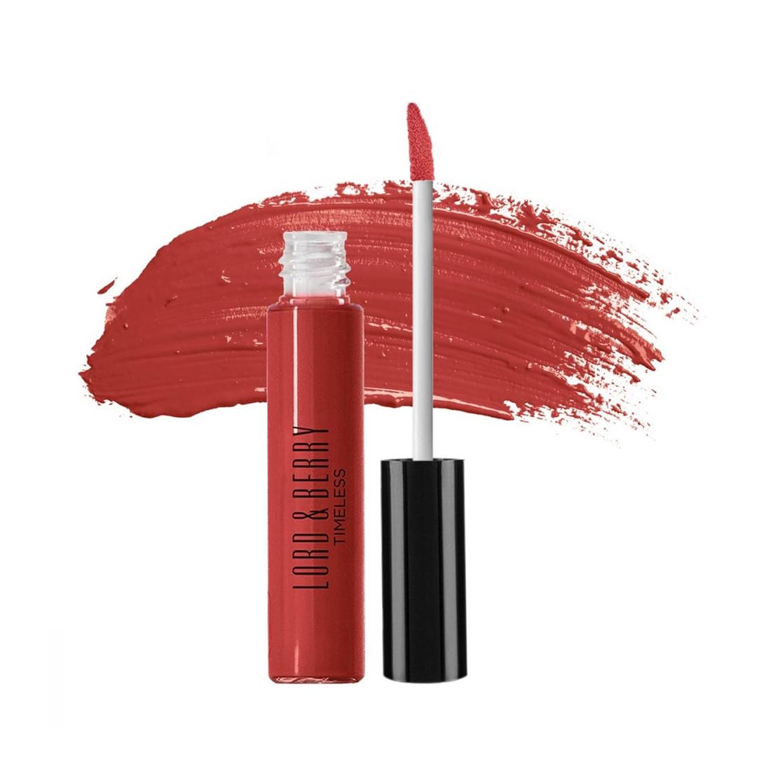 Lord & Berry Timeless Kissproof Moisturizing Semi-Matte Finishing with Paraban-Free Long Lasting Lipstick, Red Passion