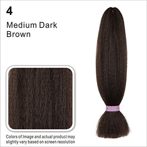Vivica A Fox Hair Collection Hkbk16-V Human Hair Afro Curl Kinky Bulk Extension, 4, 5.8 Ounce