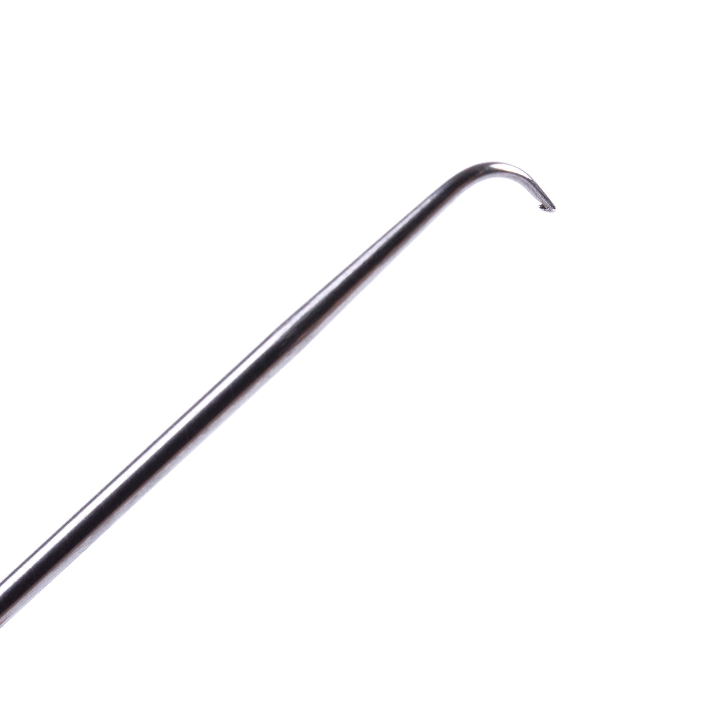 Yantaisiyu 4 Pcs Ventilating Needles +1 Brass Ventilating Holder For Make And Repair Lace Wig