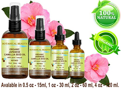 Japanese ORgANIc cAMELLIA Seed Oil 100% PureNaturalUndilutedRefinedcold Pressed carrier Oil Rich antioxidant to revitalize and r