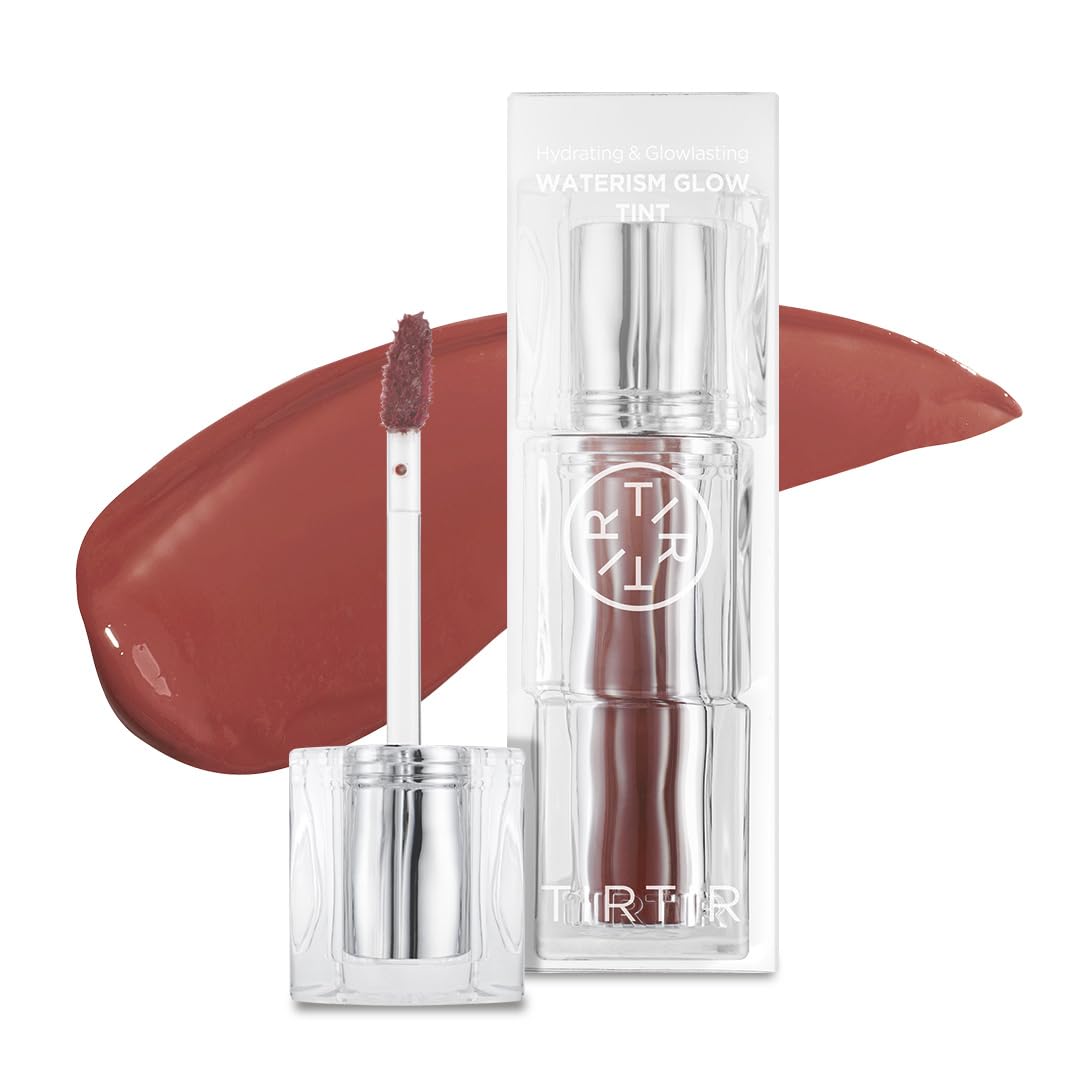 TIRTIR Waterism Tinted Lip Gloss #05 Scotch Shot, 0.14 Fl Oz - Kiss Ready Lipgloss, 12H Long Lasting Non Sticky Natural Tinted G