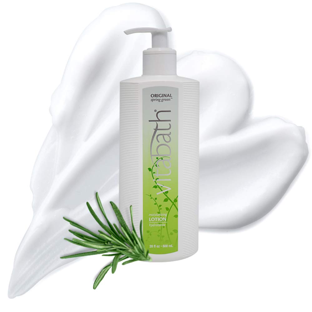 Vitabath Original Spring Green Moisturizing Body Lotion Replenishing Botanicals, Aloe & Shea Butter Deeply Hydrate Dry Skin Revi
