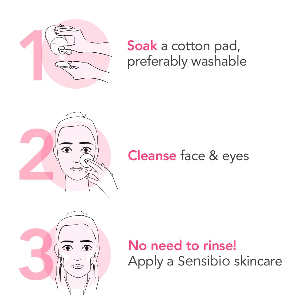 Bioderma - Sensibio H2O Pump - Micellar Water - Cleansing And Make-Up Removing - Refreshing Feeling - For Sensitive Skin, 16.7 F