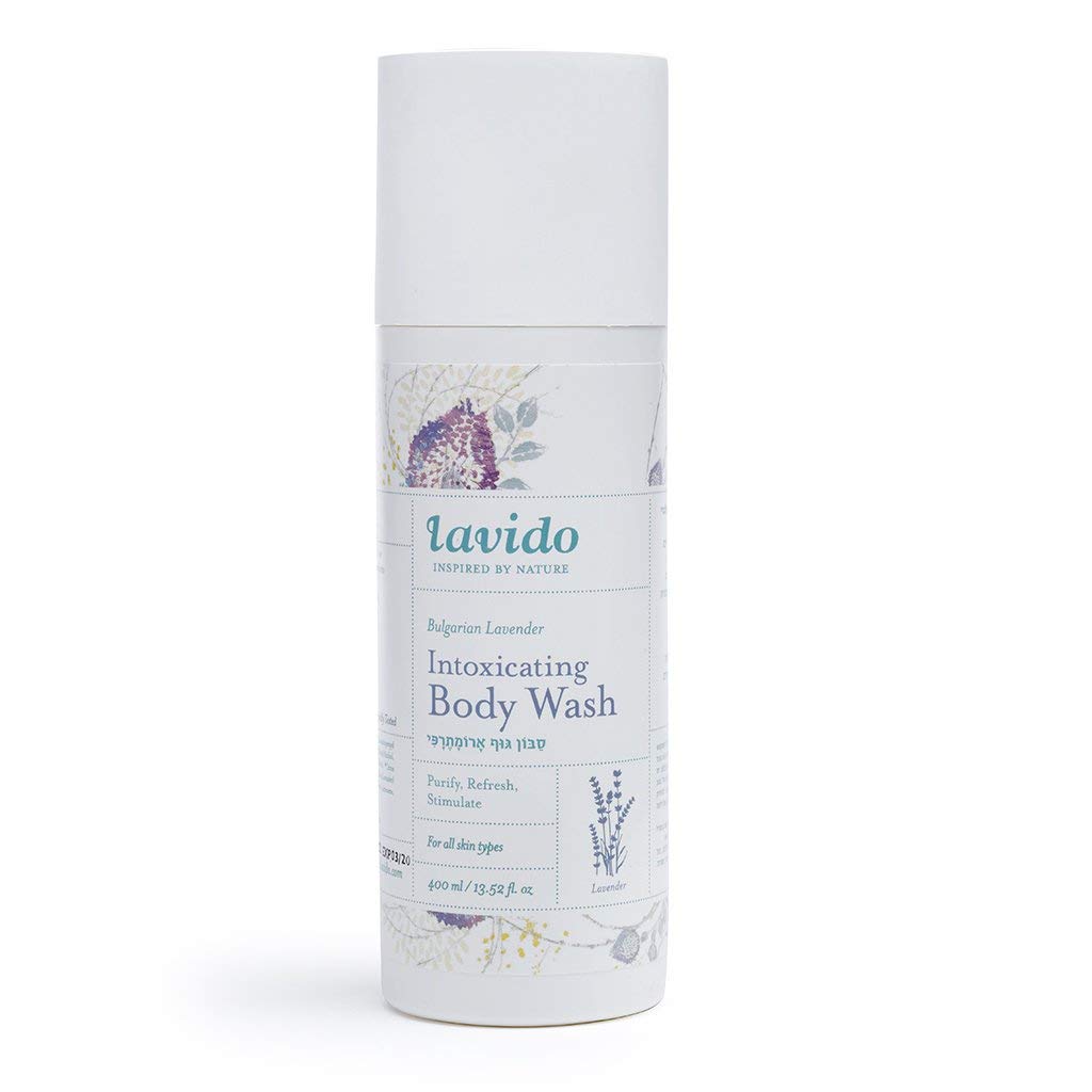 Lavido - Natural Bulgarian Lavender Intoxicating Body Wash | Cleanse, Refresh + Hydrate Skin (13.5 fl oz | 400 ml) PACKAGING MAY