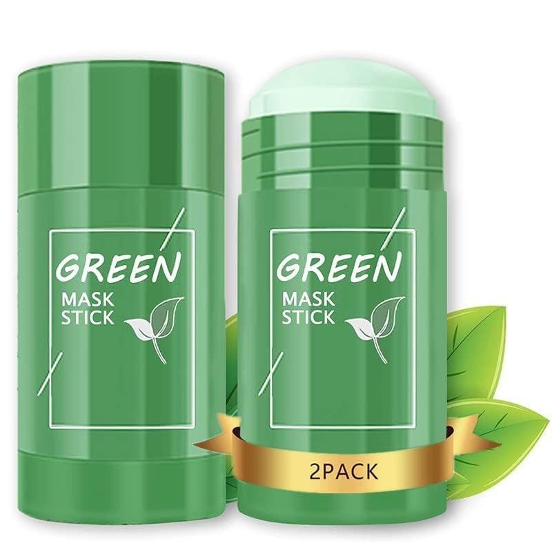Swizhuda Green Tea Mask Stick For Face, Blackhead Remover With Green Tea Extract, Deep Pore Cleansing, Moisturizing, Skin Bright
