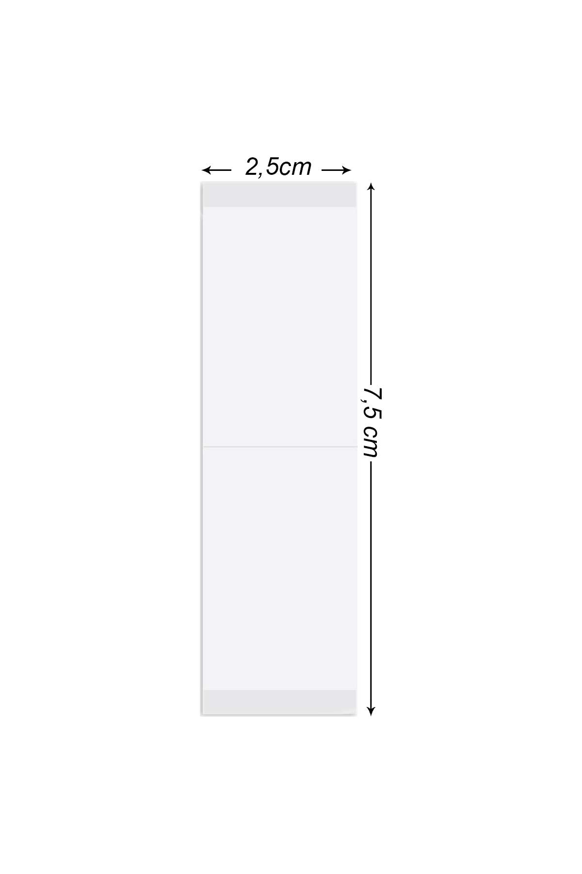 Walker Tape 1522 Clear Strips Straight 1 X 3 36PC/Bag