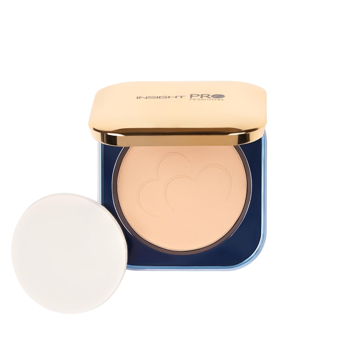 Insight All Day Matte Compact Foundation  (Warm Sand) | Buildable Coverage, Flawless Finish | Lightweight, LongLasting Pressed