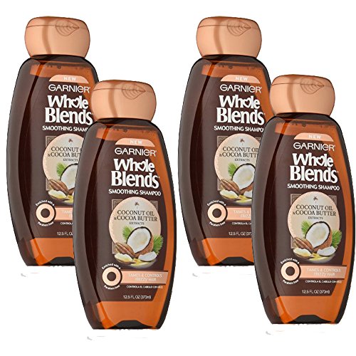 Garnier Whole Blends Shampoo Coconut Oil 12.5 Ounce (369ml) (2 Pack)