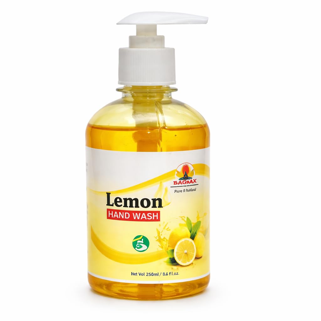 Lemon Hand Wash | Refreshing Liquid Hand Soap With Lemon Extract | Deep Cleansing & Germ Protection | Gentle On Skin | Fresh Cit