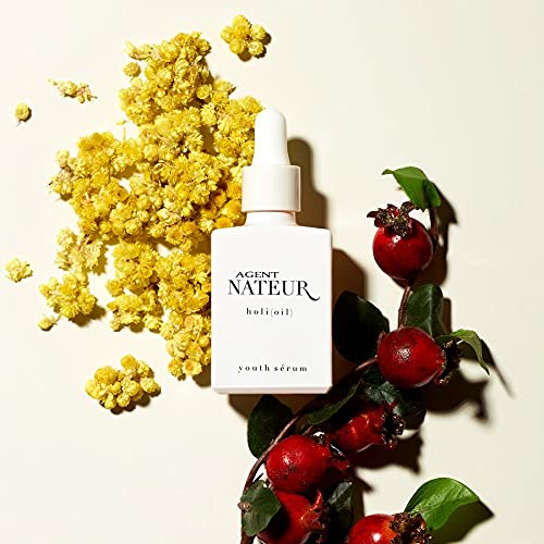Agent Nateur - holi (oil) Natural Refining Ageless Face Serum | Vegan, Non-Toxic, Clean Skincare (1 fl oz | 30 ml)