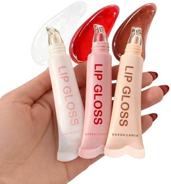 Fruit Flavoured Tinted Lip Gloss Duo  Combo 1 (10Ml Each) | Hydrating HighShine Gloss | Lightweight NonSticky Multicolor Lip 