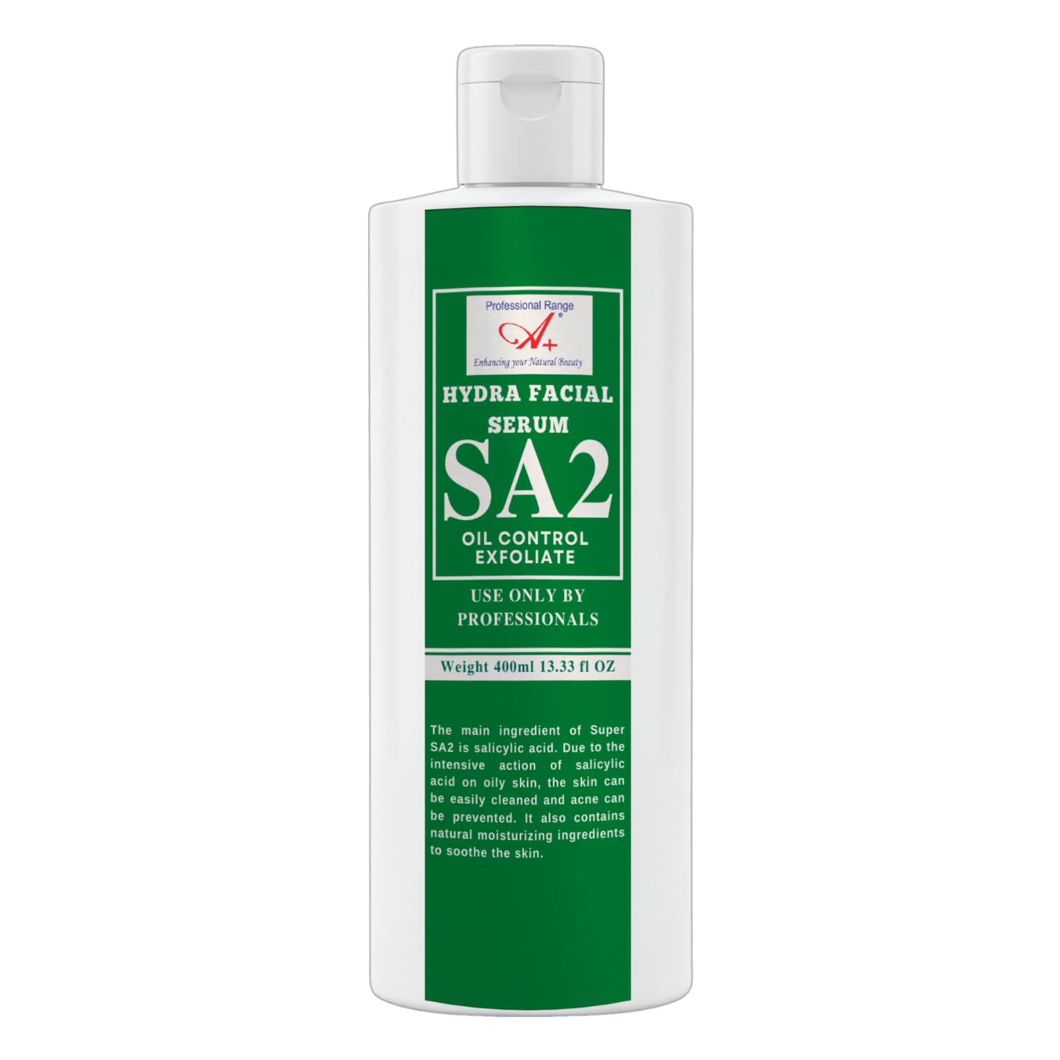 A+ Hydra Serum Sa2 | Professional Hydra Facial Serum For Oily To Acne Skin | Reduces Acne & Evens Skin Tone | Use With Hydrafaci