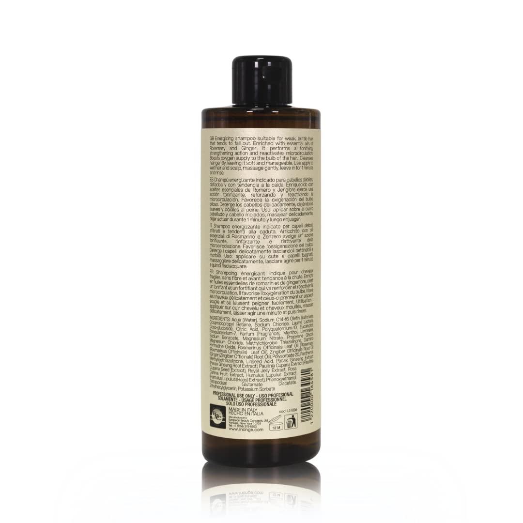 LINANGE Energyplex Shampoo - Energizing Shampoo for Weak, Brittle Hair, 500ml / 16.9 oz.