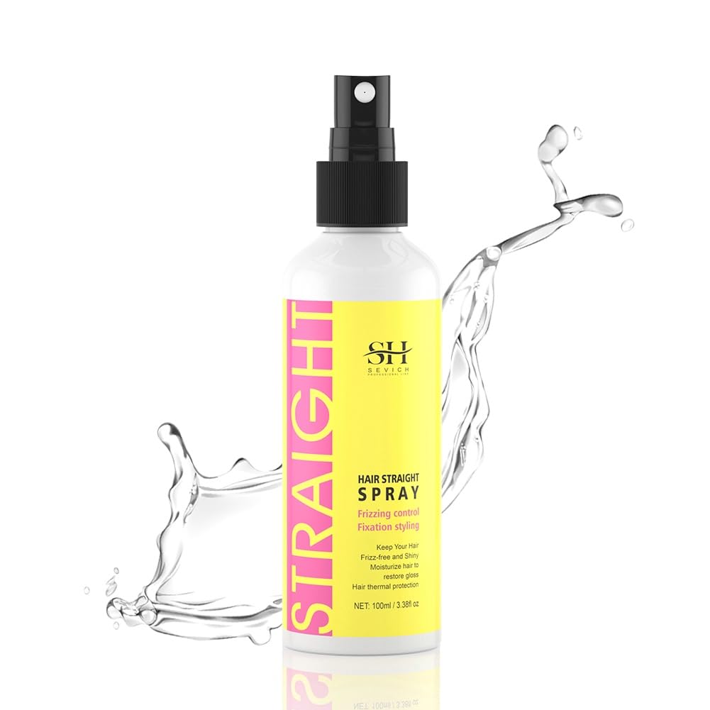 SEVICH Heat Protection Spray for Hair, Anti Frizz Hair Products, Protector de Calor para el Cabello,Straightener & Detangler Spr
