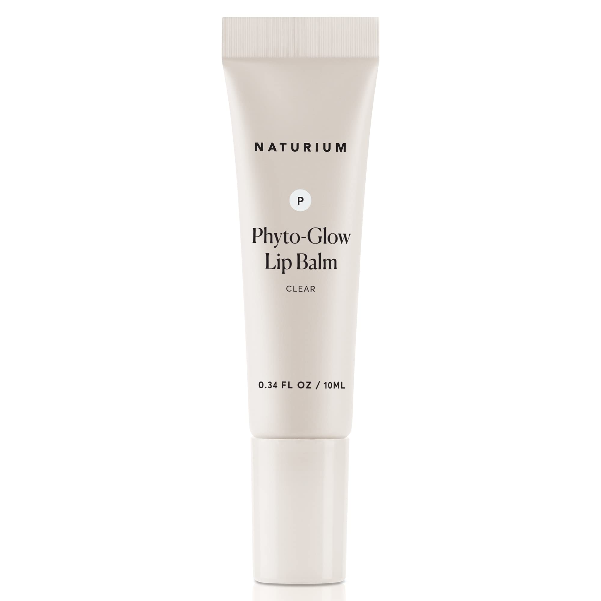 Naturium PhytoGlow Lip Balm, Hydrating Lip Care with a Glossy Finish, 0.34 oz (Clear)