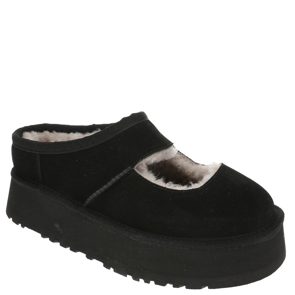 UGG Women's BEA Mary Jane Slipper, Black, 9