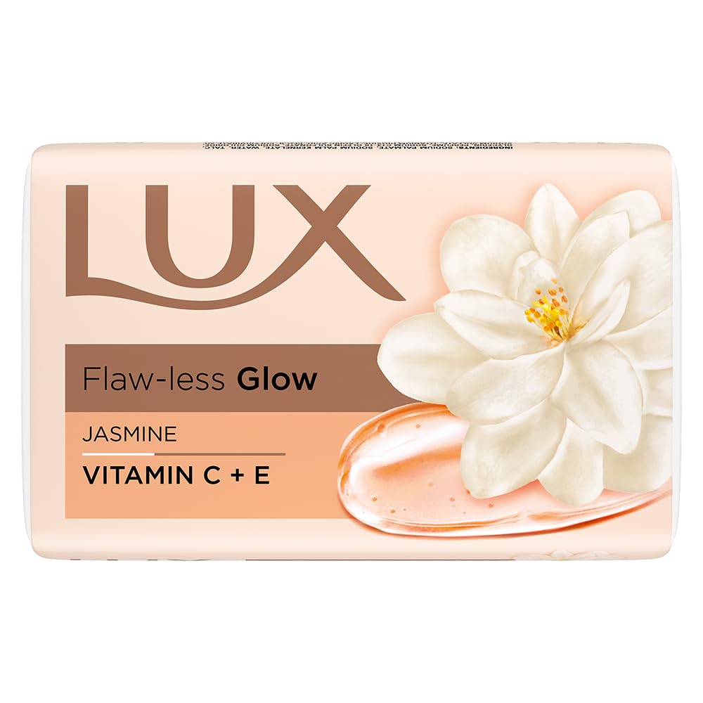 WAUSTOMAY Lux Jasmine & Vitamin E Beauty Soap for Glowing Skin Mega Pack 3x150 g