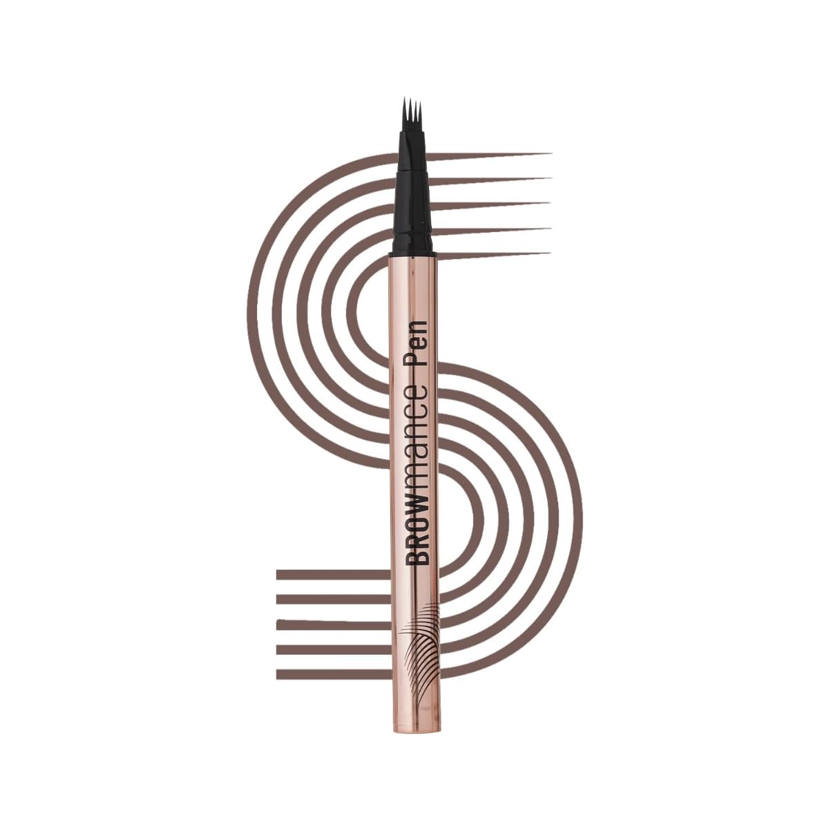 Swiss Beauty Browmance Pen | Fills In Sparse Hair | 8Hour Stay | Waterproof | Shade 02 Medium Brown | 1Ml