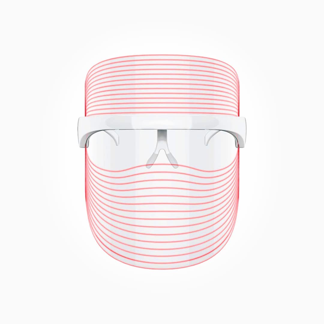 Ndola 7 In 1 Led Face Mask For Glowing Clean & Clear Skin | Anti Ageing | Skin Rejuvenation | Facial At Home For Unisex, All Ski