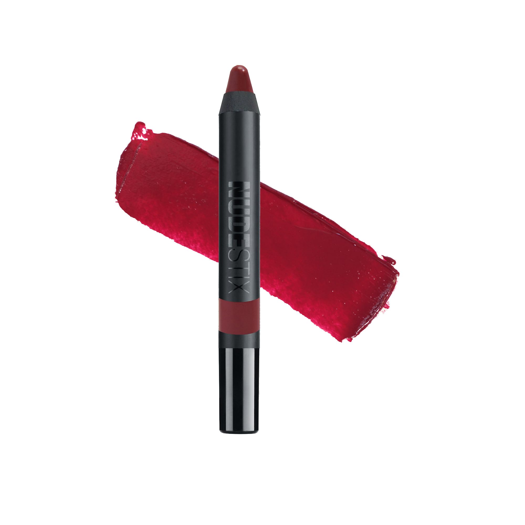 Nudestix Gel Color Lip + Cheek Balm, Creamy Sheer Tinted Lip Gloss + Lip Liner + Cheek Blush, Multi Use Makeup Pencil Stick, Hyd