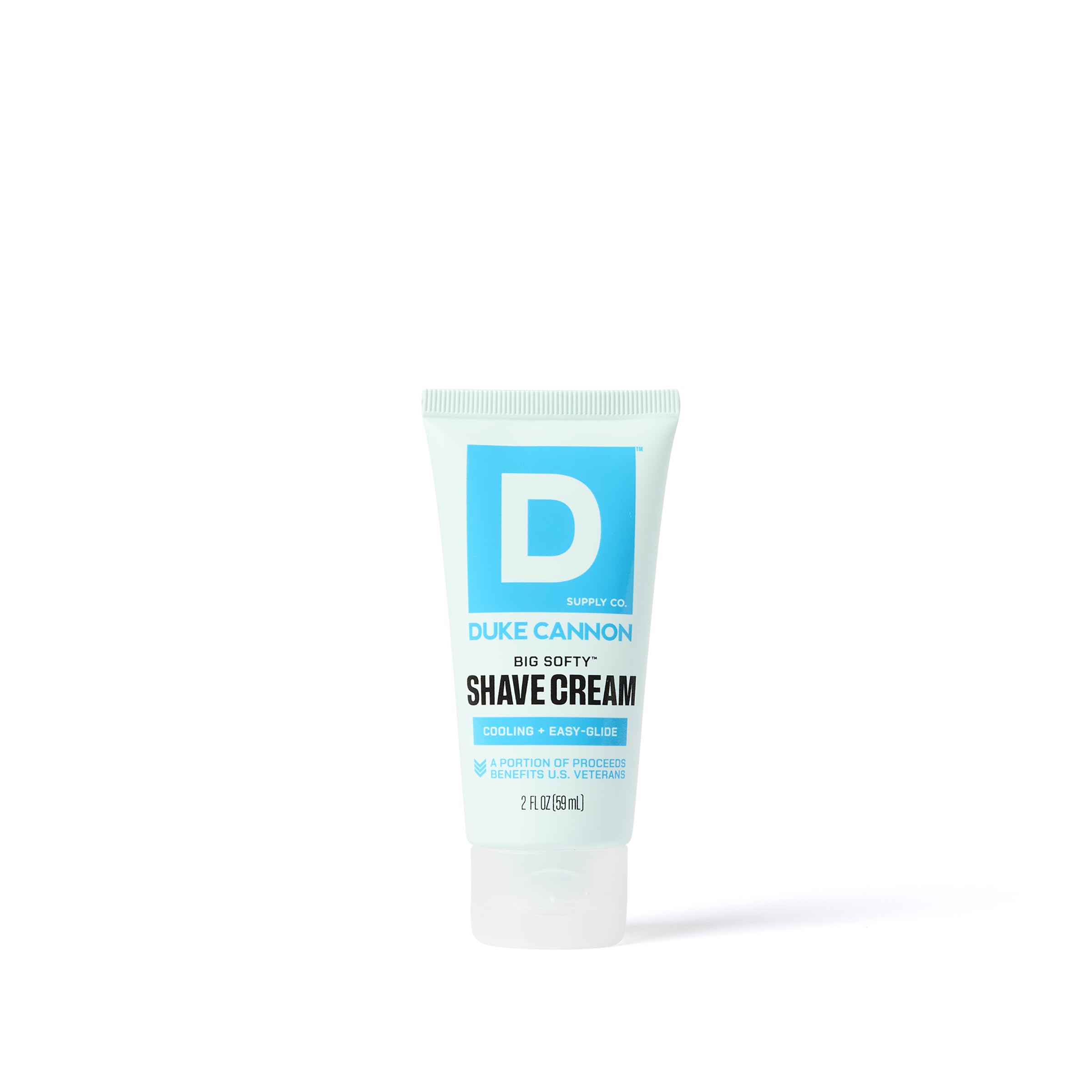 Duke Cannon Mens Shave Cream - 2 oz Travel Size, Moisturizing Shaving Cream for Smooth, Comfortable Shaves