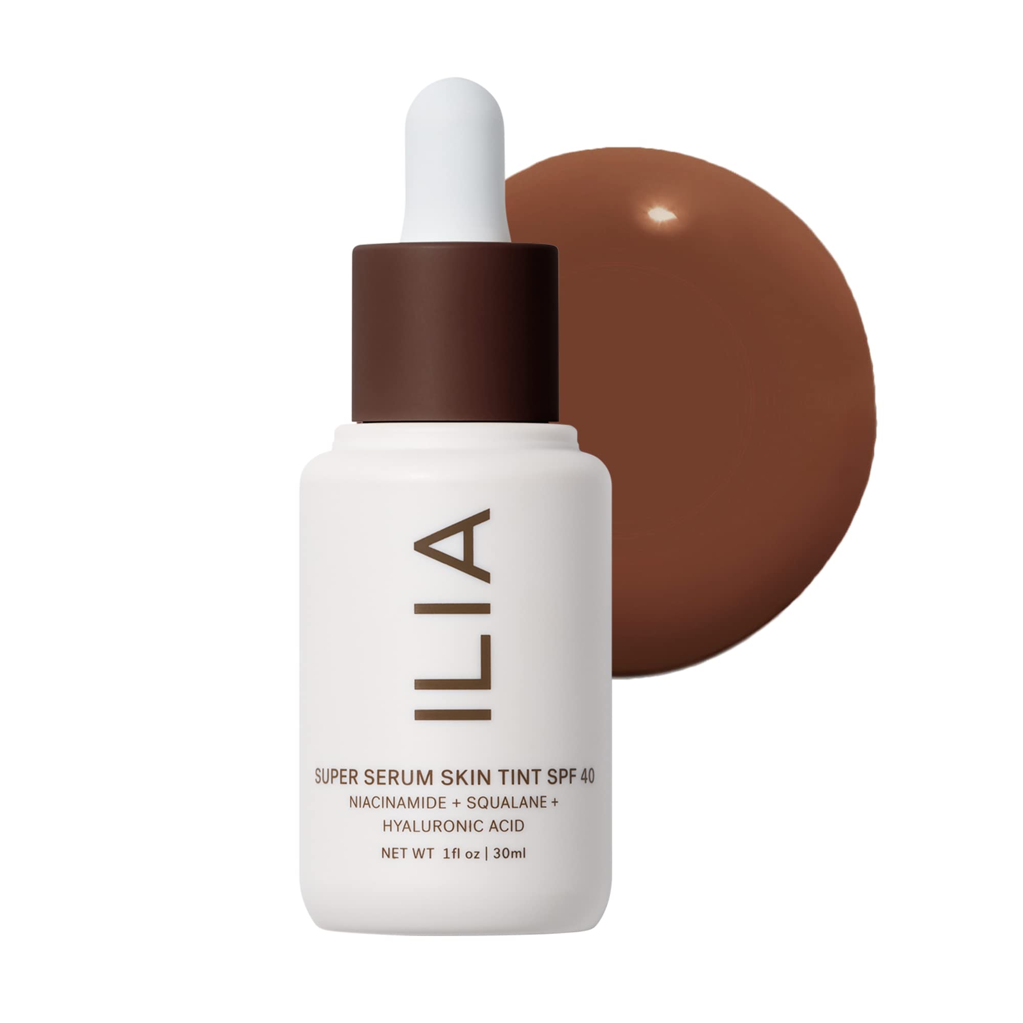 ILIA - Super Serum Skin Tint SPF 40 | Non-Comedogenic, Vegan, LIghtweight to Help Against Blue Light, + Pollution while Hydratin