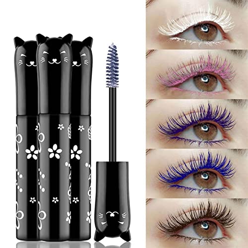 Lgszgdcn Blue Lashes Extensions Mascara Makeup Voluminous Original Volume Building Waterproof Fast Dry Eyelashes Curling Lengthe