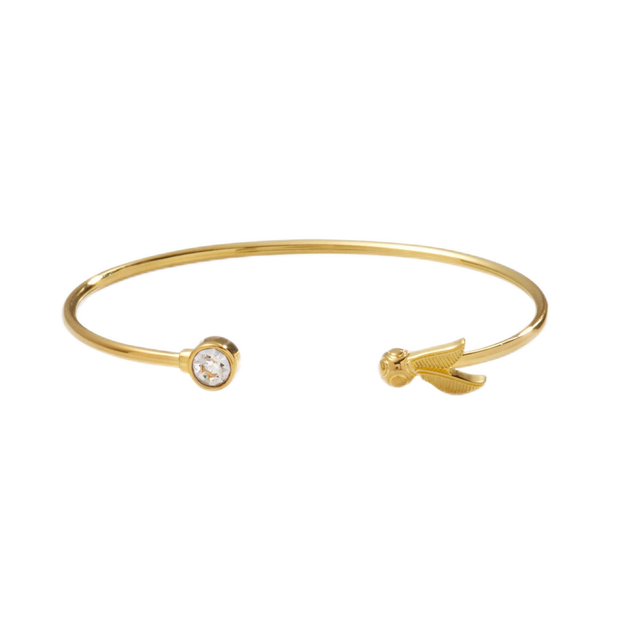 Alex and Ani HARRY POTTER Golden Snitch + Crystal Flex Cuff