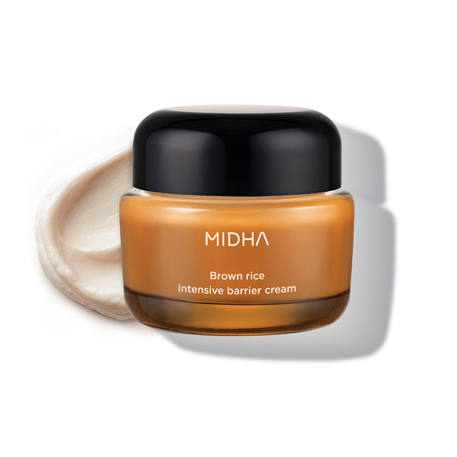 MIDHA BROWN RICE INTENSIVE BARRIER CREAM, 1.69fl.oz/50ml, Rich Butter Cream Texture, Non-Greasy Finish, Deep Hydration & Moistur