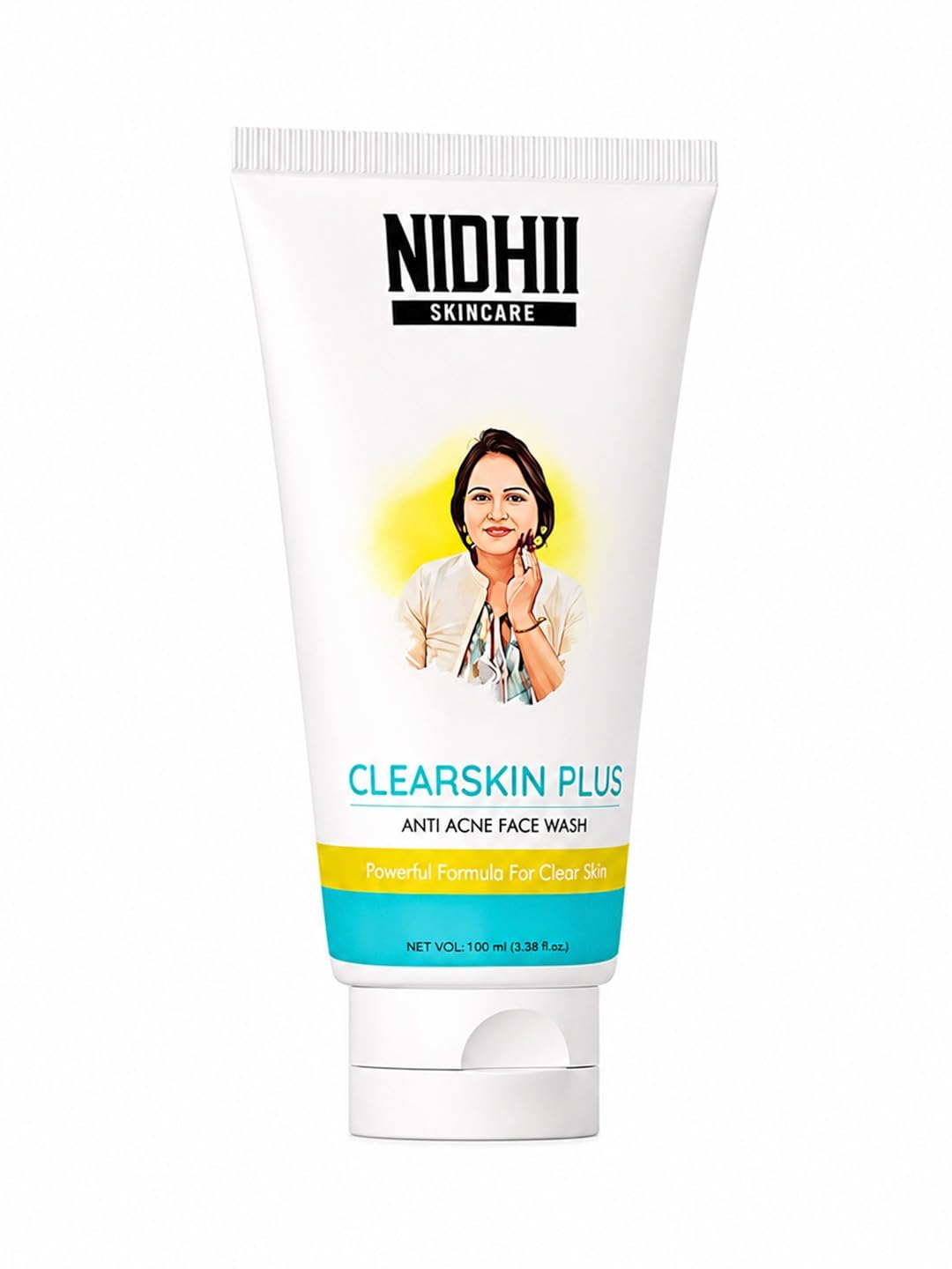Nidhii Skincare Clearskin Face Wash | 2% Salicylic Acid + Niacinamide & Tea Tree Oil | Purifying & Brightening Cleanser For Acne