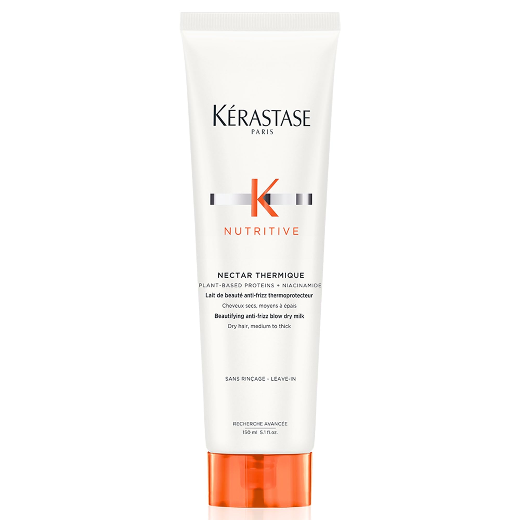 Kerastase Nutritive Heat Protecting Cream | Nourish And Smooth Frizz | Instant Softness & Shine After Blow Dry Or Heat Styling |