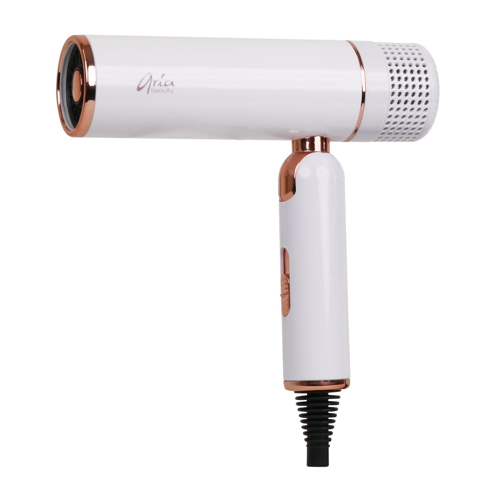 Ultra Sleek Foldable Hair Dryer - White By Aria Beauty For Women - 1 Pc Hair Dryer