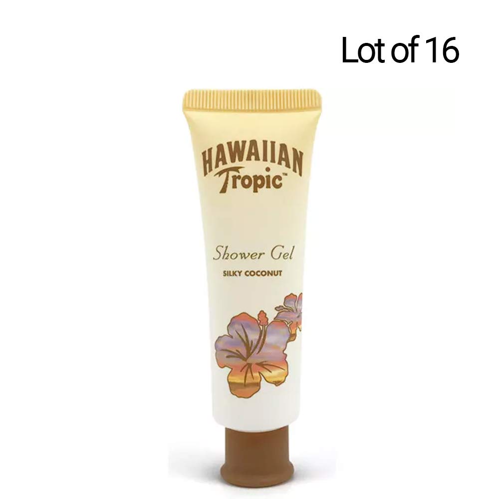 Hawaiian Tropic Body Wash - Lot of 16 - Each 1 Oz - Total 16 Oz