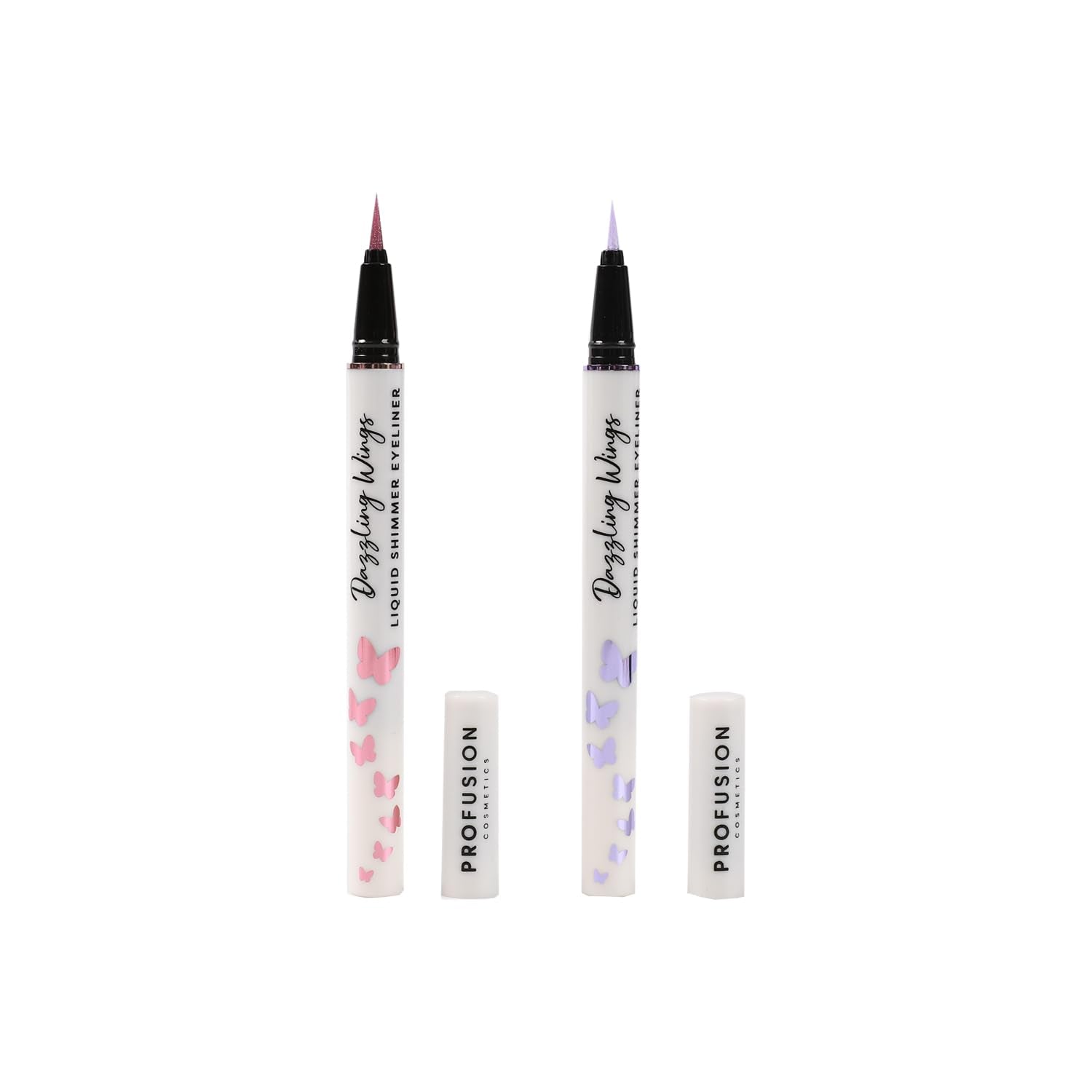 Profusion Cosmetics Empowered Butterfly Dazzling Wings Liquid Shimmer Eyeliner, Quick-Dry, Waterproof, Sparkling Linears, Flexib
