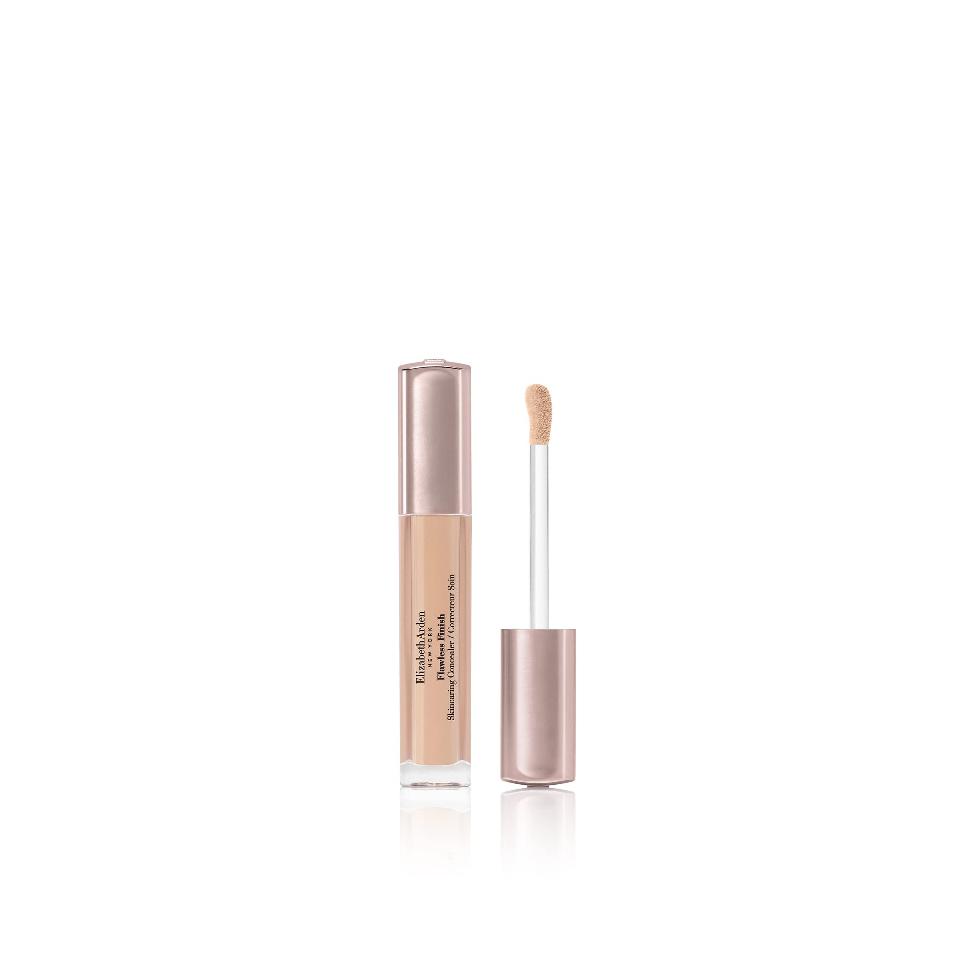 Elizabeth Arden Flawless Finish Skincaring Concealer with Hyaluronic Acid, Vitamin C and E, 335 (Medium/Tan), 0.2 oz