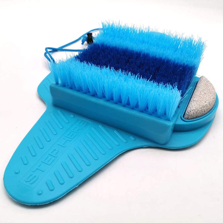 Mars Wellness Bath Scrubber And Foot Exfoliator - Feet Scrubber Dead Skin Remover - Shower Exfoliating Scrubber With Foot Pumice