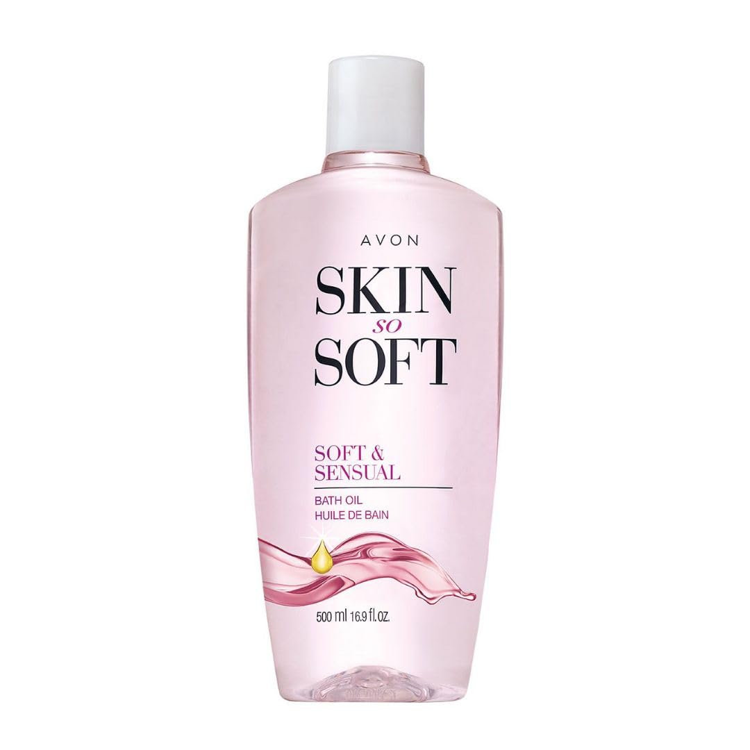 Avon Skin So Soft - Soft & Sensual Replenishing Bath Oil 16.9 Oz.