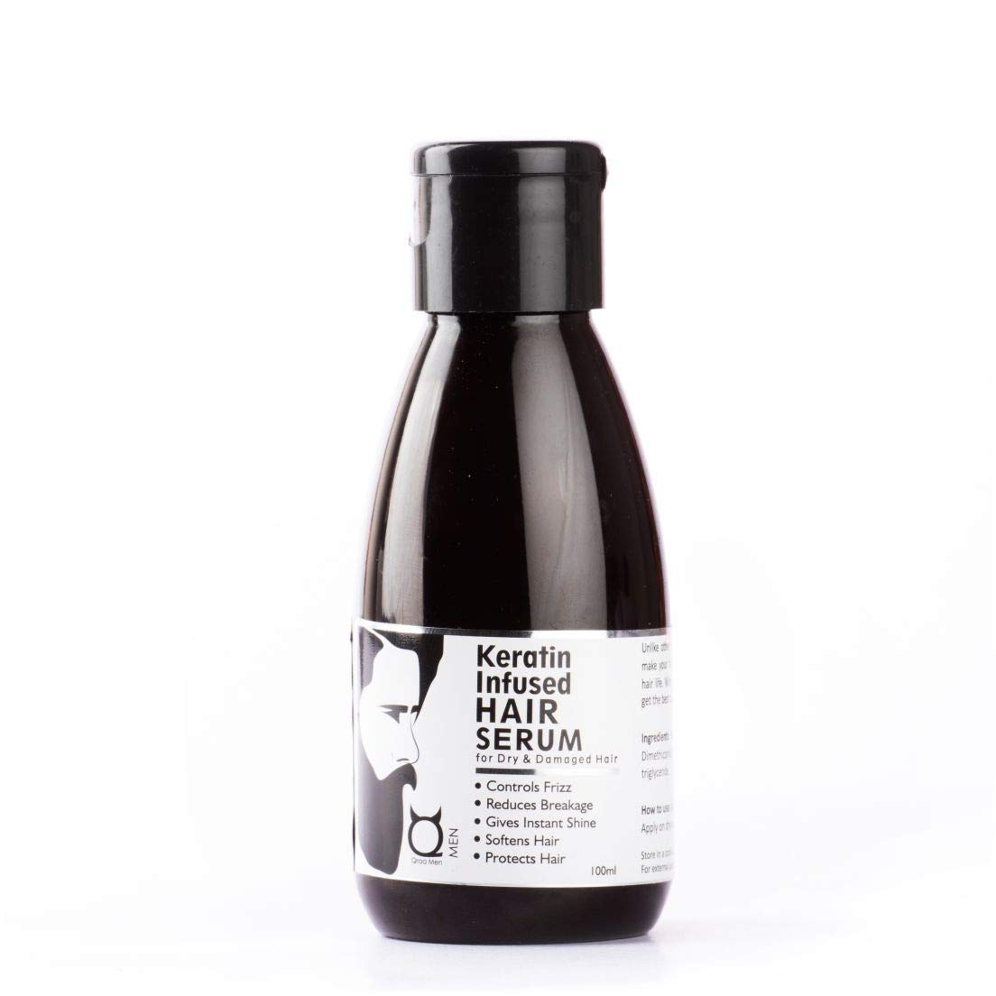 Qraa Keratin Infused Hair Serum For Dry And Damaged Hair, 100Ml