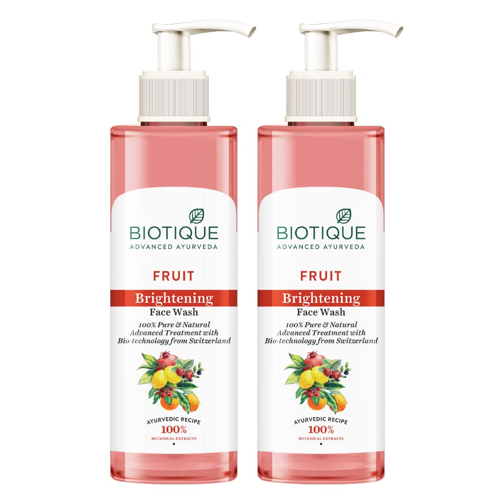 Biotique Fruit Brightening Face Wash 200Ml*2