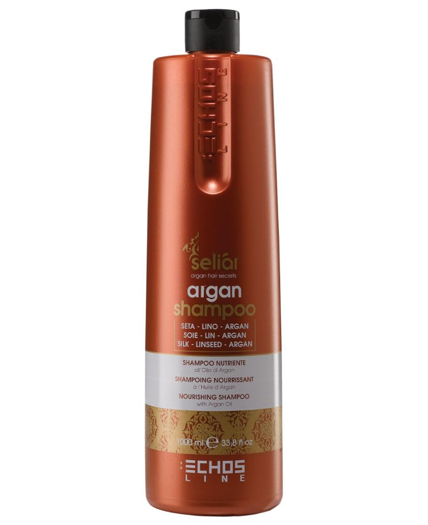 Echos Line Seliar Argan Nourishing Shampoo 1000ml/33.8ozFree Starry Sexy Kiss Lip Plumping 10 Ml (1000ml/33.8oz)