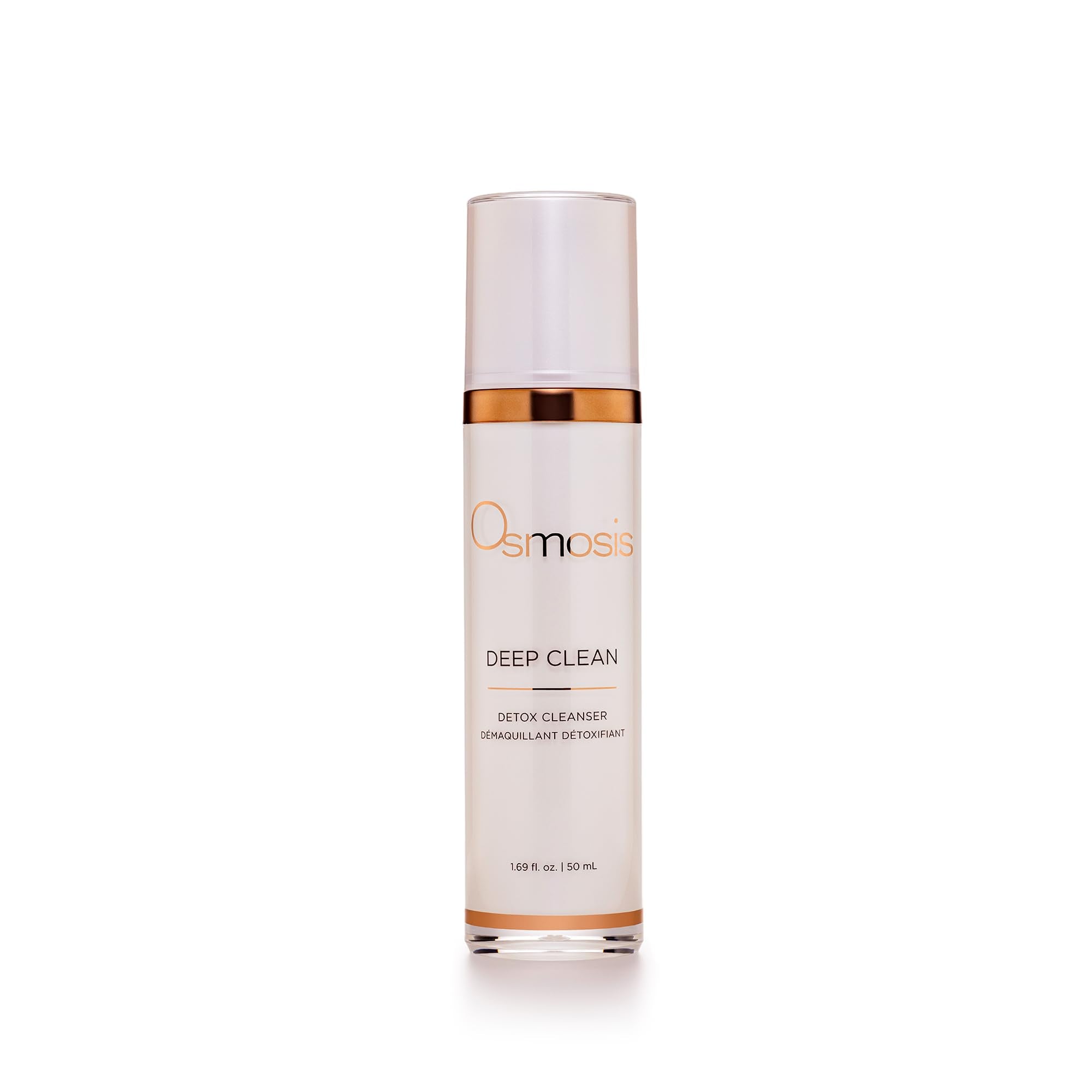 OSMOSIS DEEP CLEAN Detox Facial Cleanser, Face Wash with Coconut Oil for Oily, Blemish-Prone Skin, Gently Removes Impurities, 1.
