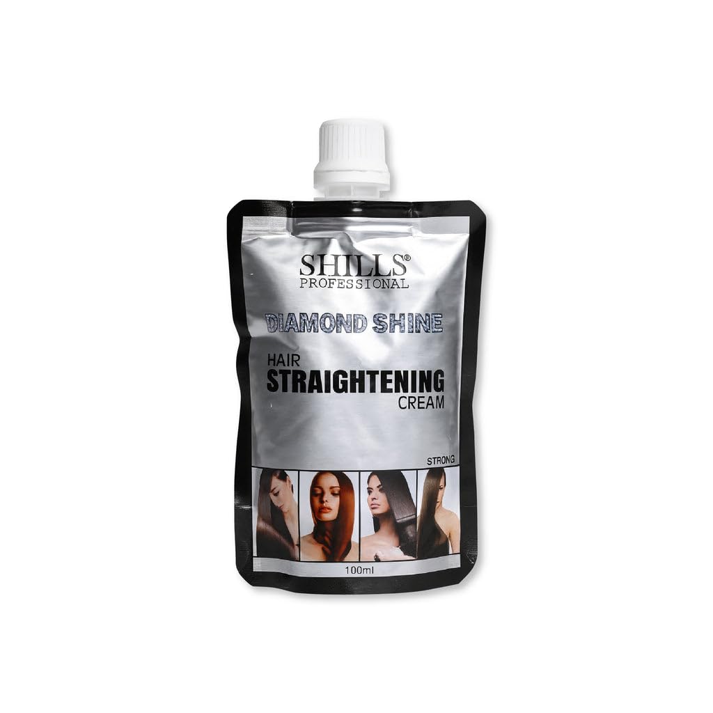 Shills Professional Hair Straightening Cream Strong  Diamond Shine Formula For UltraSmooth, FrizzFree, Straight Hair  Availa