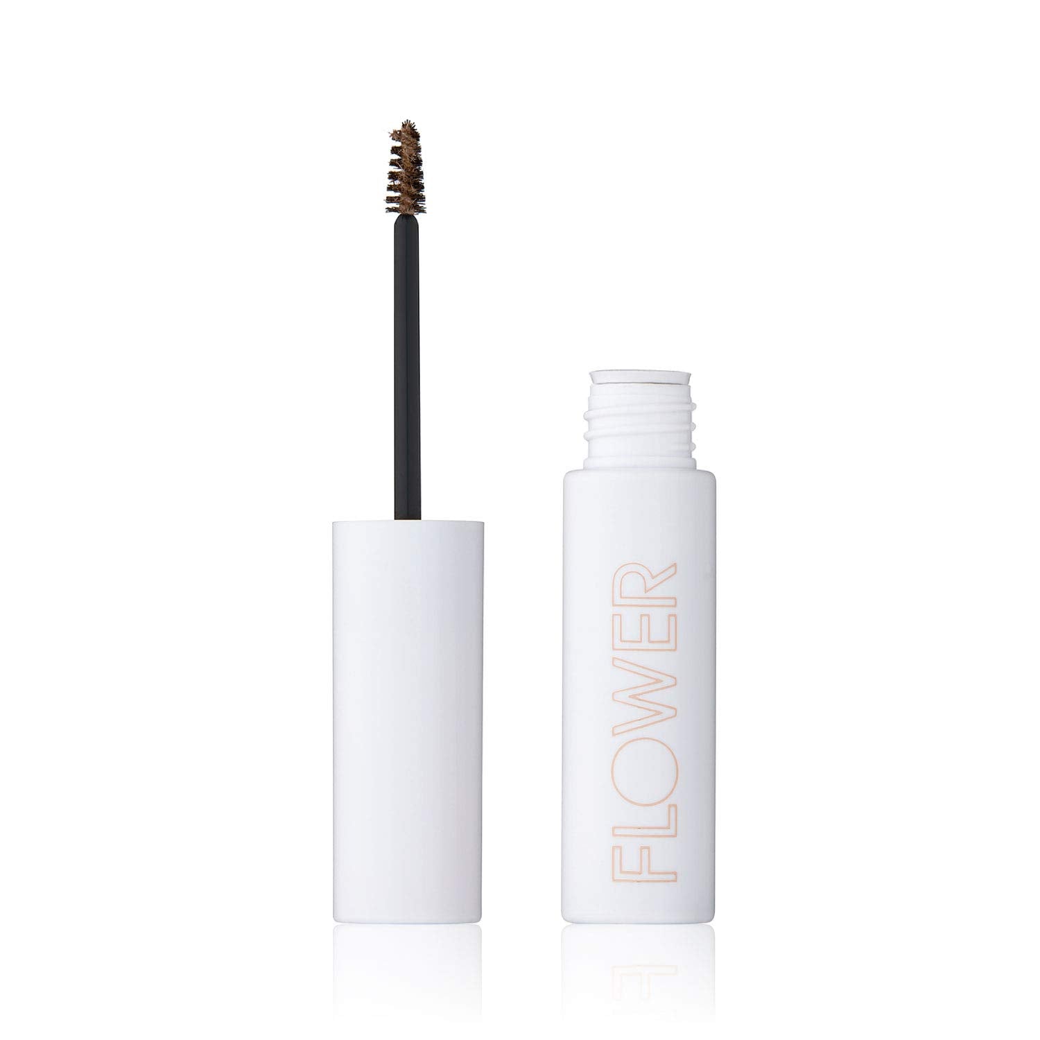 FLOWER BEAUTY By Drew Barrymore Fiber Fix Eyebrow Gel  Tinted Brow Mascara + Fixative for Eyebrows LongLasting + Natural Fini