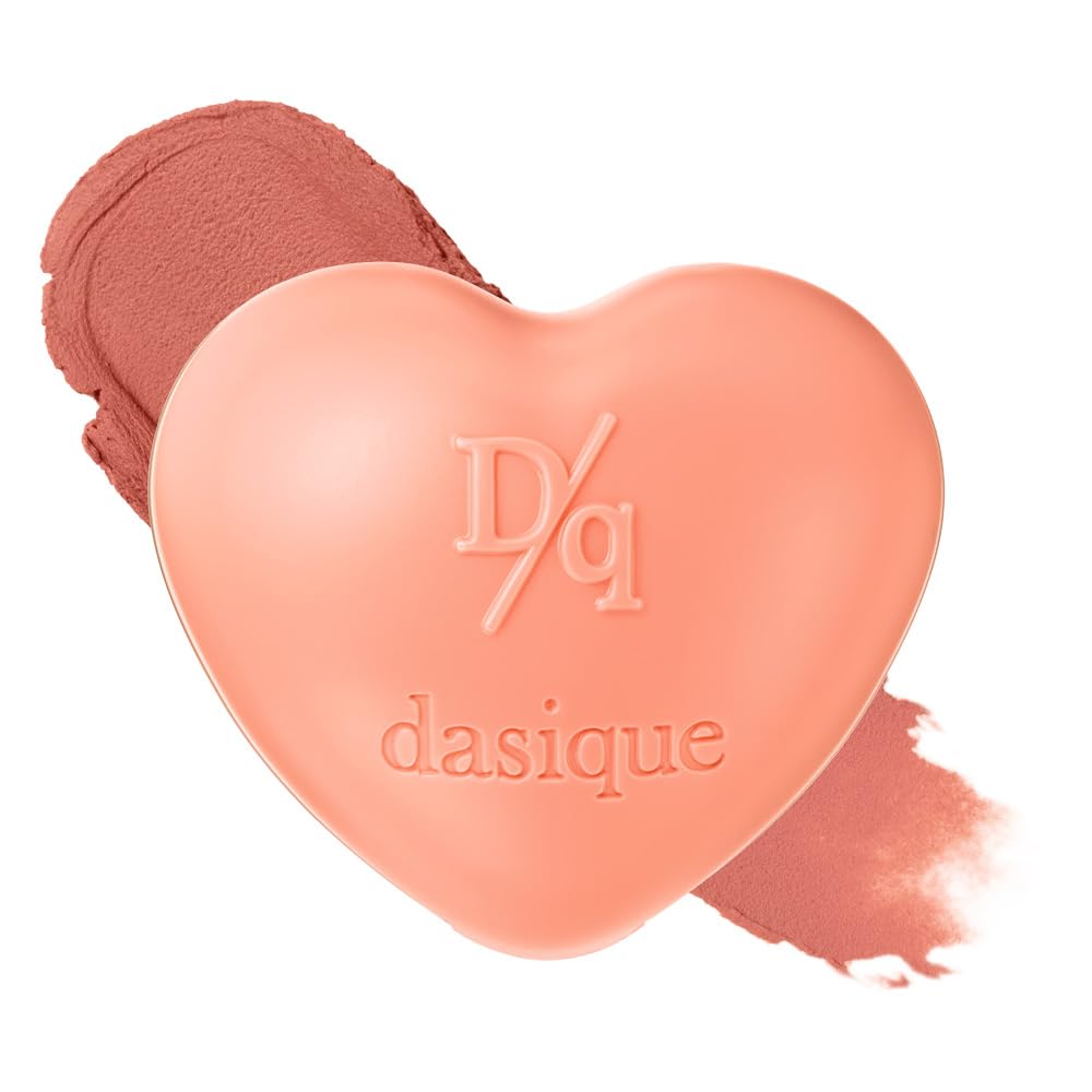 dasique Souffle Color Pot #01 Salmon Buff - Makeup Blush, Buildable Silky-Smooth Texture, Build-In Mini Brush, Multi-Use For Che