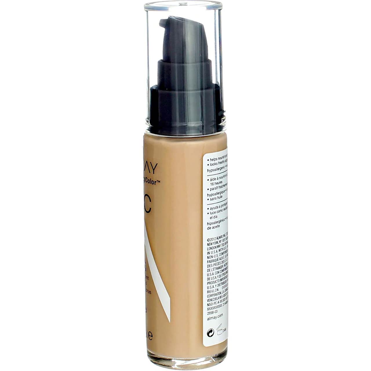 Almay Tlc Truly Lasting Color 16 Hour Makeup, Naked 03 [160] 1 Oz