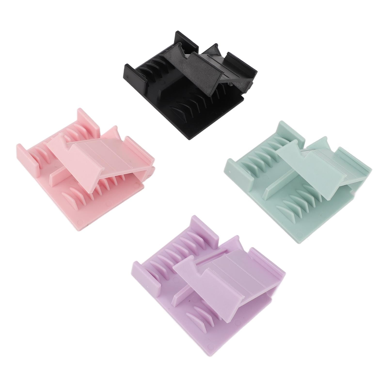 Dioche Hair Clipper Guards with Positioning Comb 4 Colors Nozzle Comb Removing Split Ends Hair Clipper Guards Accessories