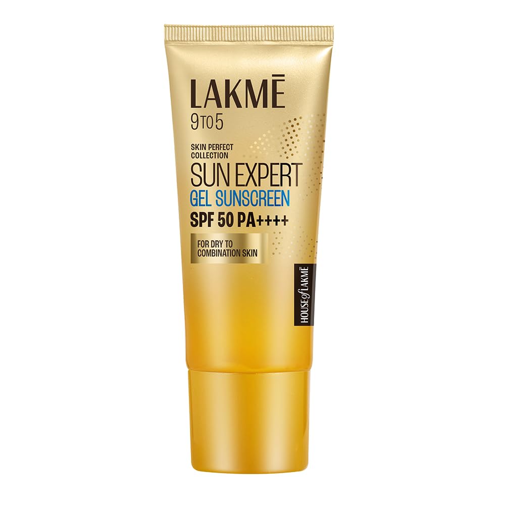 Lakm Sun Expert Spf 50 Pa+++ Gel Sunscreen, Niacinamide | Water Light|For Oily & Combination Skin| NonSticky | For All Skin Typ