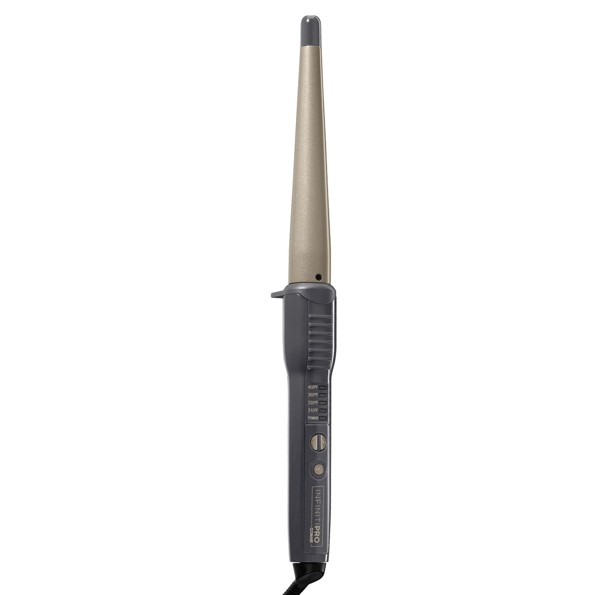 Conair Infinitipro Tourmaline Ceramic 1-Inch To 1/2-Inch Curling Wand, Tapered Wand Produces Beachy Waves