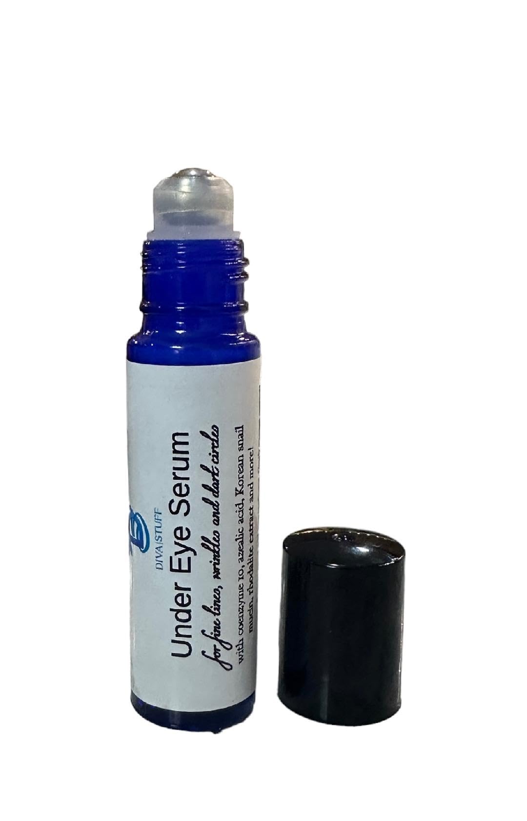 Diva Stuff Under Eye Serum For Fine Lines, Wrinkles and Dark Circles, With Korean Snail Mucin, Coenzyme q10, Rhodolite Extract, 
