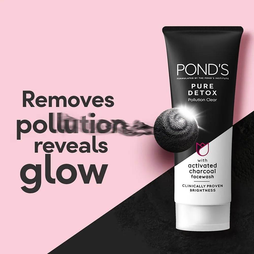 Pond's Pure White Deep Cleansing Brightening Facial Foam 100g